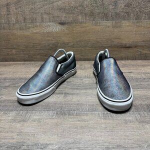 Vans Prism Classic Metallic Suede Slip On Sneakers Women's Size 10.5